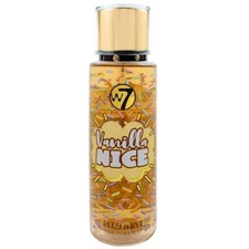W7 Vanilla Nice 250ml Scented Body Mist Spray - Rich, Sensual Vanilla *NEW*
