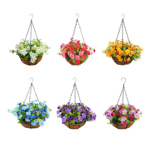Hanging artificial daisy - artificial,