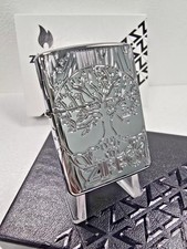 GENUINE Zippo ARMOR Lighter TREE OF LIFE LIMITED 032/100 Polished Chrome NEW