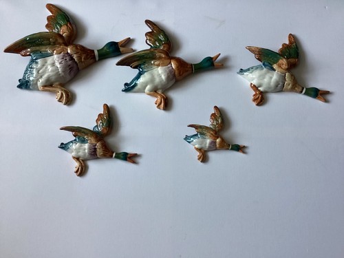Beswick flying mallard ducks - beswick,