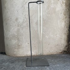 Glass metal test tube - glass,