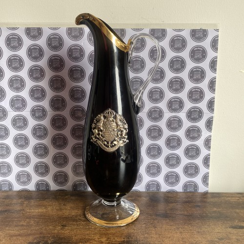 Vintage large glass wine - vintage, jug
