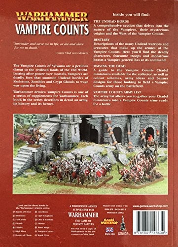 Warhammer armies vampire - armies,
