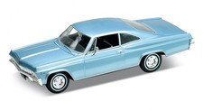 Welly 1:24 Scale Chevrolet Impala SS396 1965 - Lt Blue Meta