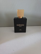 ABBA VOULEZ -VOUS INTEREST EMPTY AFTERSHAVE BOTTLE 30ML SIZE ,BLACK/GOLD COLOUR