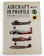 Charles W Cain (ed.) Aircraft In Profile Volume 3 Hardback Book Dust Jacket