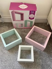 NEXT set of 3 cube shelves