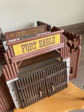 PlayMobil Western Fort Eagle Building set 3023 Vintage