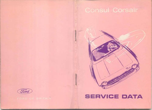 Ford consul corsair original - consul,
