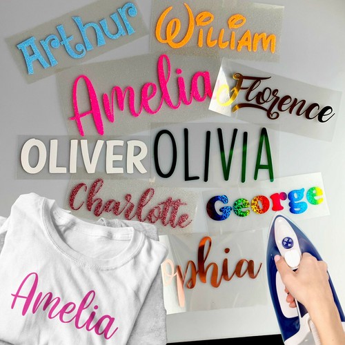 Name shirt decal iron on - decal, iron-on