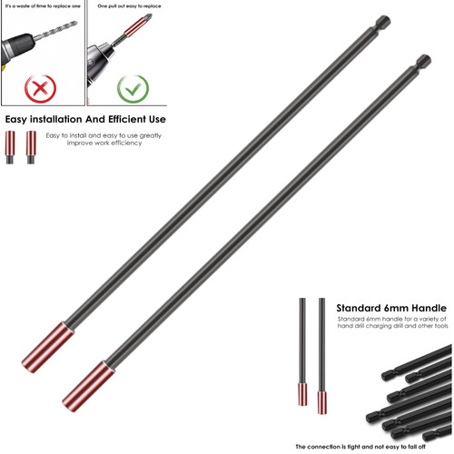 2pcs drill bit extension - drill,