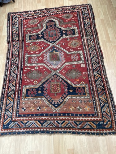 Fine antique caucasian - fine, rug