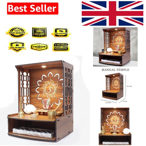 Wooden pooja stand for home - wooden,