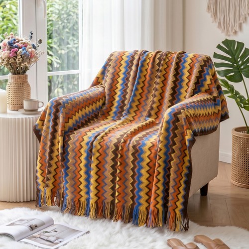 Knitted boho sofa - boho,