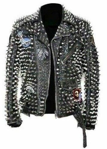 Mens cowhide leather studdes - mens,