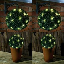 Topiary ball garden lights - topiary,