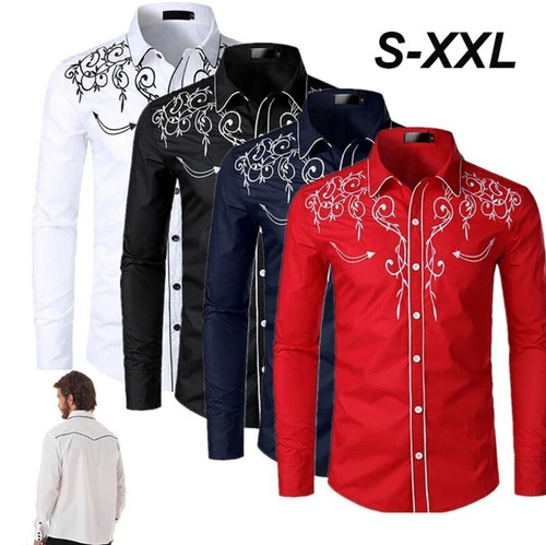 Mens western cowboy shirt - mens,