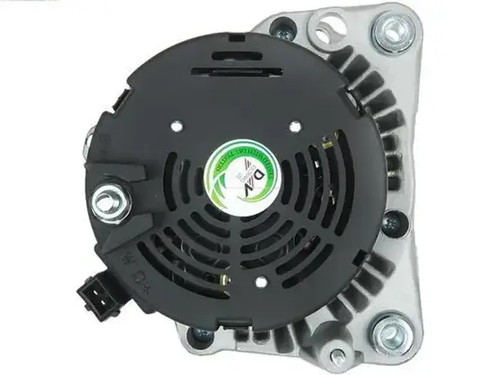Alternator with belt pulley