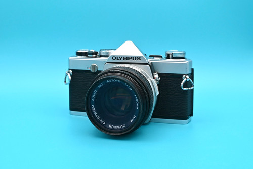 Olympus silver 35mm slr - 35mm,