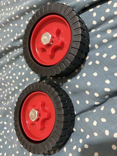 Lawn mower plastic wheels - mower,