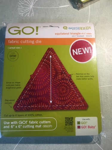 Accuquilt equilateral - go,