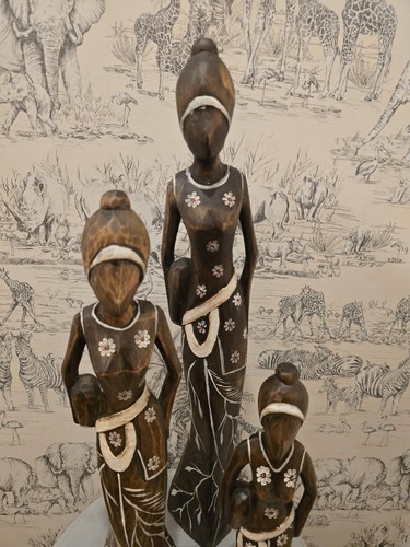 Vintage hand carved wooden - vintage,