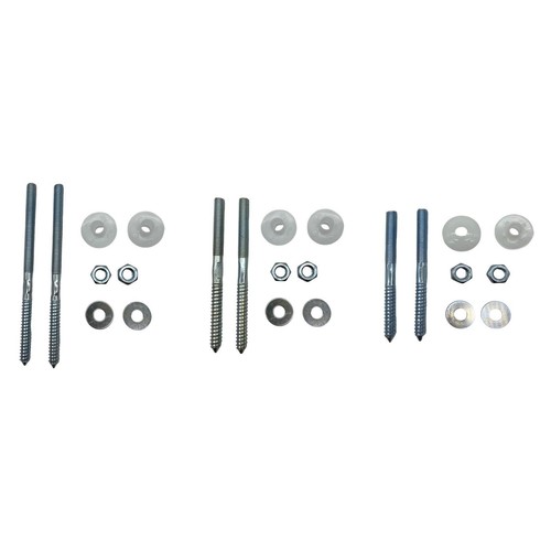 Wall mounted basin fixing kit - wall,