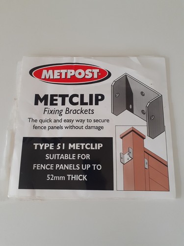 Metpost metclip fence - metclip, clips