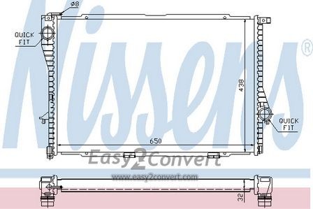 Nissens radiator for - radiator, i