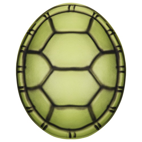 Durable green turtle - green, shell