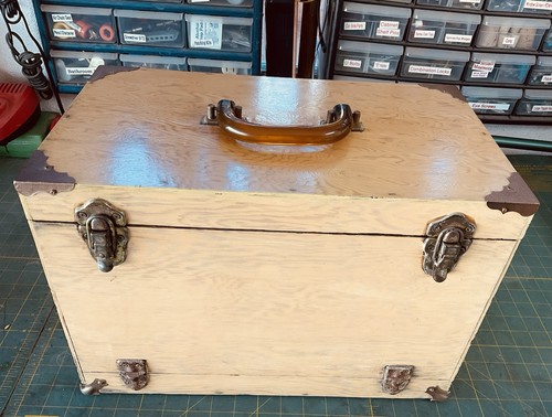 Vintage wooden tackle - vintage, box
