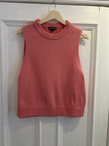 Whistles pink indie rib detail - rib,