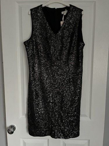 Kaliko black sequin - black, sleeveless