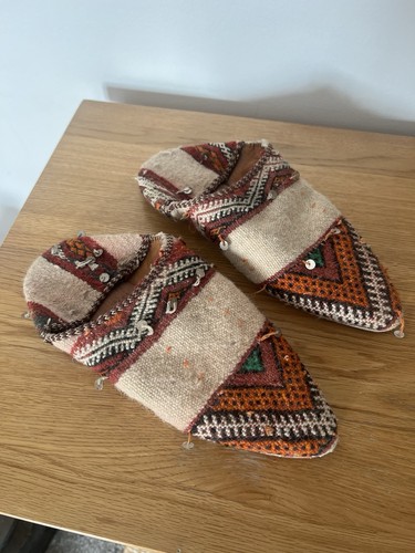 Moroccan berber carpet - carpet, leather