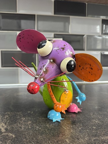 Colorful metal rat - rat, mouse