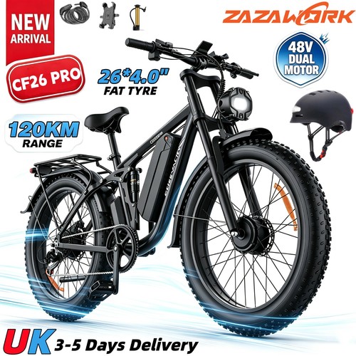 Fat tyre bike 48v 23ah - 26", e-bike