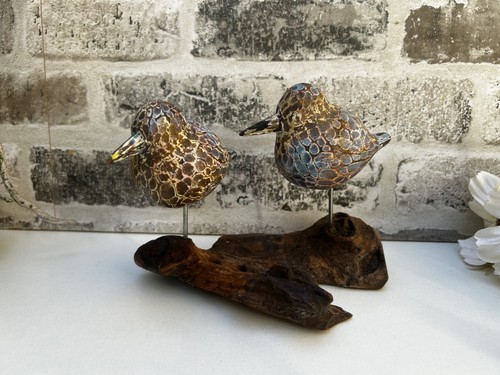 Multi coloured birds wooden - multi,