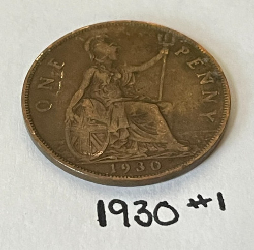 1930 king george - 1930, penny