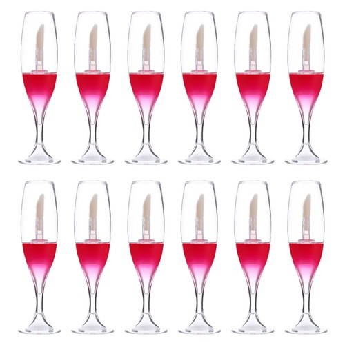 12pcs wine glass shaped lip - shaped,