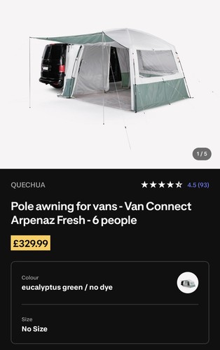 Van tent awning camping - van,