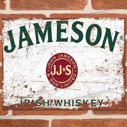 Jameson metal signs man cave - jameson,