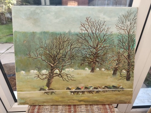 Original hand painted horse - original,
