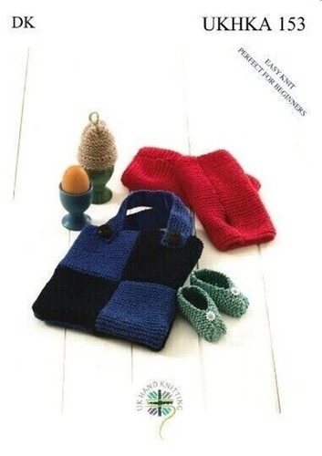 Easy knit baby shoes egg - easy,