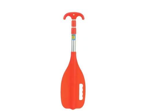Orange telescoping boat paddle - orange,