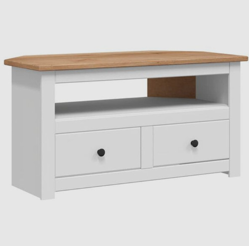 Corner cabinet white pine - cabinet,