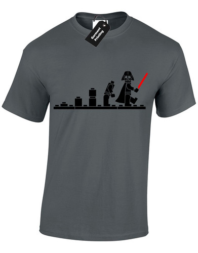 Darth bricks evolution mens - evolution, t