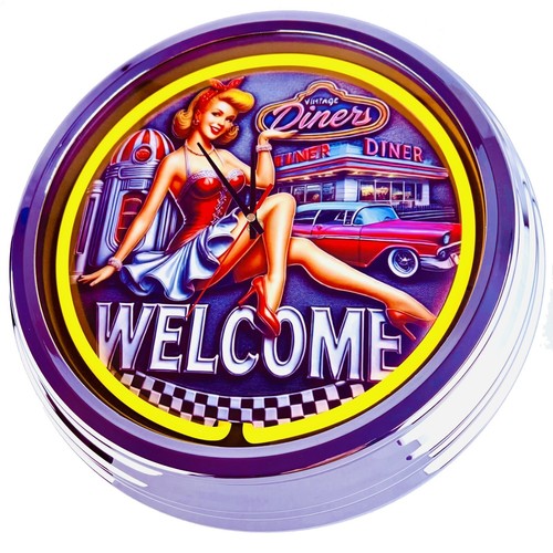 0693 diner large - 9",, neon
