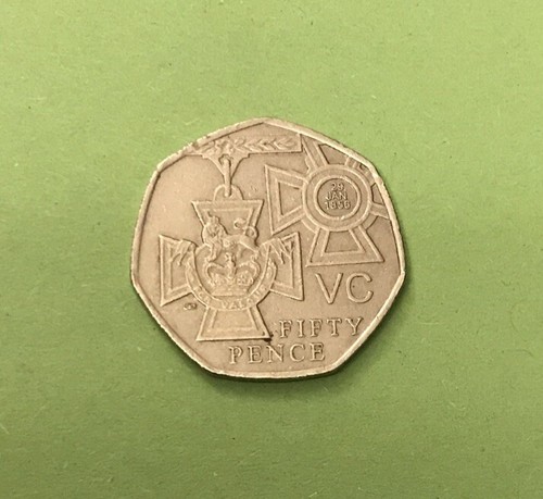 50p coin victoria - coin, vc