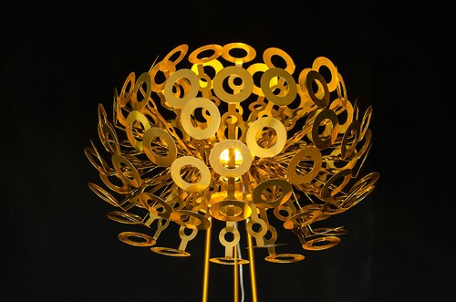 Aluminum floor lamp - floor, in