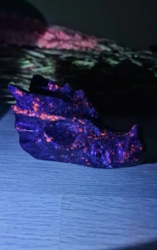 305g yooperlite dragon head - yooperlite,